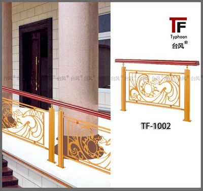 酒店别墅楼梯扶手/欧式围栏 /红青古铜 铝镁合金雕花镂空护栏栏杆 厂家直销